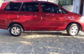 Toyota Innova E 2009 Gas Red For Sale