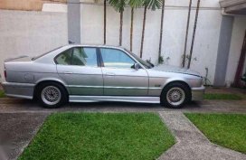 1995 BMW 525i AT Silver Sedan For Sale 