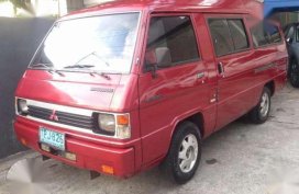 Mitsubishi L300 Versa Van MT Red For Sale 