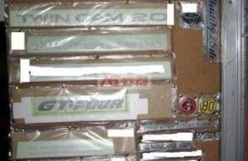 assorted emblems stickers decals for toyota corolla