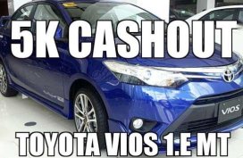 Toyota Vios 1.3 E MT 2017 New For Sale 