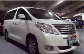 Toyota Alphard 2012 WHITE FOR SALE 