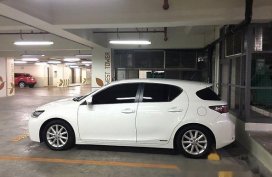 Lexus CT 200h 2013 WHITE FOR SALE
