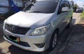 Toyota Innova 2013 2.5J MT Silver For Sale 
