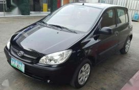 Hyundai Getz 2010 black manual 37k kms cebu unit