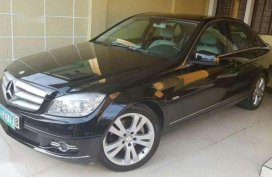 2009 Mercedes Benz C200 AT Black For Sale 