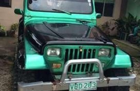 Mitsubishi Jeep Wrangler 1982 Green For Sale 