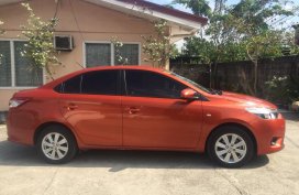 2016 Toyota Vios E 1.3 sedan orange for sale 