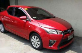 Fresh Toyota Yaris 2014 AT Red For Sale 