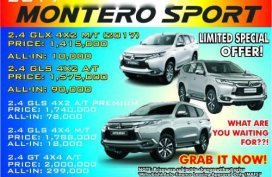 FOR SALE 2017 MONTERO SPORT 