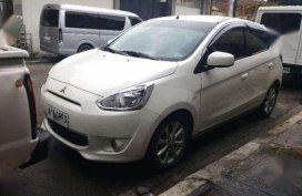2014 Mitsubishi Mirage GLS HB White For Sale 