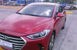 Hyundai Elantra 1.6 AT Red Sedan For Sale