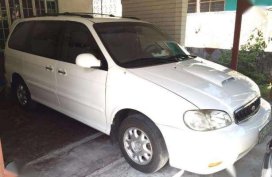 2001 Kia Carnival Turbo Diesel AT White