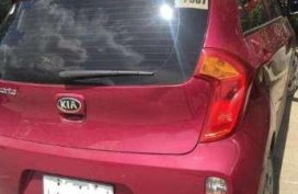 cherry pink picanto car