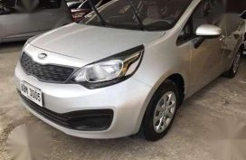 2015 Kia Rio MT Silver Sedan For Sale 