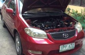 Fresh Toyota Vios G 2004 MT Red For Sale 