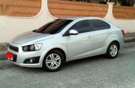 Chevrolet Sonic LT 2015 MT Silver For Sale 
