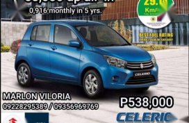 Brand new Suzuki celerio mt 58k dp all-in