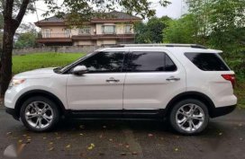 2013 Ford Explorer Ecoboost White for sale 