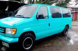 Ford E-150 Van Manual Blue For Sale 