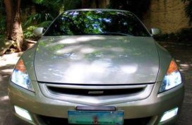 2007 Honda Accord V6 3.0L LE Beige For Sale 