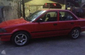 Toyota Corolla 1991 MT Red Sedan For Sale 