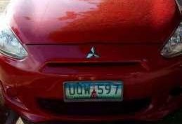 Mitsubishi Mirage GLX 2013 MT Red For Sale 