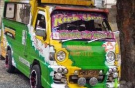 Suzuki PUJ Multicab 2004 MT Green For Sale 