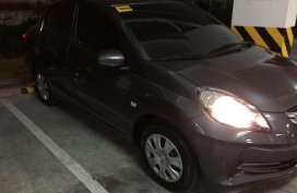 Honda Brio 2015 Gasoline Automatic Grey for sale 