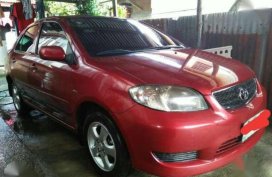 Toyota Vios 1.3 E 2004 MT Red For Sale 