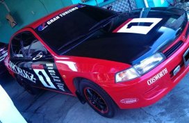 Mitsubishi Lancer 1999 Gasoline Manual Red for sale 