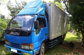 Isuzu Elf Close Van 14ft 1997 MT Blue For Sale 