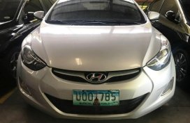 Hyundai Elantra 2012 Gasoline Manual Silver for sale 