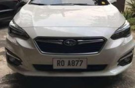 2017 White Subaru Impreza 2.0i-s cvt AWD