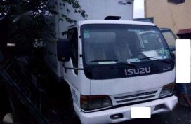 Isuzu Elf aluminum van 4he1 wide 14ft giga