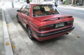 MItsubishi Galant 1990 red for sale 