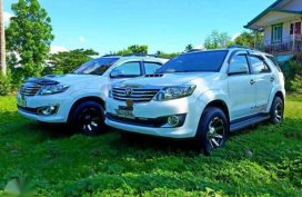 Toyota Fortuner Manual 2014 White For Sale 