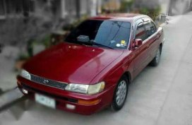 Toyota Corolla Gli 1993 MT Red For Sale 