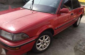 Toyota Corolla 1990 model red for sale 
