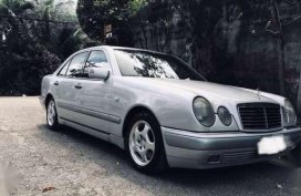 Mercedes Benz E-class 1998 AT Silver For Sale 
