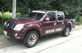 2011 Foton Blizzard 4x4 Pickup Red For Sale 