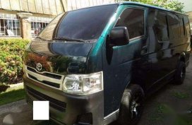 2013 Toyota HiAce Commuter Van MT Green For Sale 