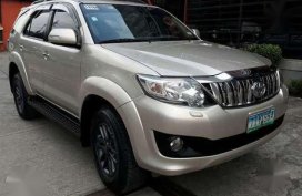 Fresh In And Out 2012 Toyota Fortuner G AT DSL For Sale