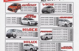 PROMO at TOYOTA MANILA BAY FOR SALE