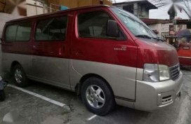 Nissan Urvan Estate 2007 red for sale 