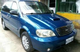 Kia Sedona 2003 Carnival 2.9 MT Blue For Sale 