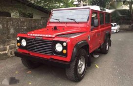 Land Rover Defender 110 200 TDI 4x4 Red For Sale 
