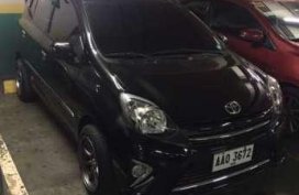 Rush sale Toyota Wigo 2014 AT Black Low mileage 