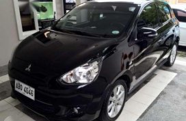 2015 Mitsubishi Mirage GLS 1.2 AT Black For Sale 