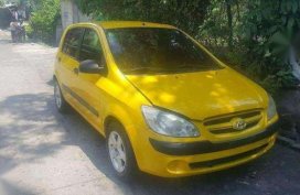 2007 Hyundai Getz Manual Yellow For Sale 